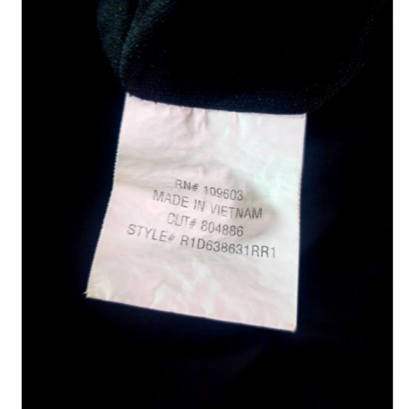 NWOT Rabbit Designs Women Sz 14 Black White Short Sleeve Dress Sheath Stretch - Picture 8 of 8